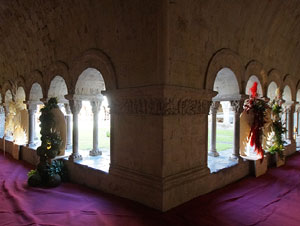 Temps de Flors 2019. Muntatges florals als claustres de la Catedral