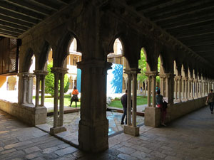 Temps de Flors 2019. Muntatges florals al Claustre de Sant Dom&egrave;nec