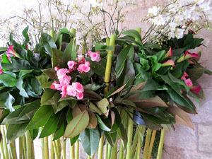 Temps de Flors 2019. Muntatges florals als claustres de Sant Pere de Galligants