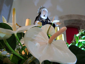 Temps de Flors 2019. Decoracions florals als diversos espais de l'Esgl&eacute;sia dels Dolors