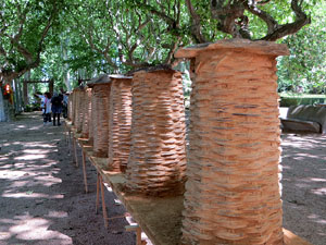 Temps de Flors 2019. Instal·lacions i muntatges als Jardins de la Devesa