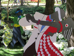 Temps de Flors 2019. Instal&middot;lacions i decoracions florals als diversos espais dels Jardins del doctor Figueras