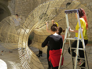 Temps de Flors 2019. Making of de l'esdeveniment