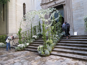 Temps de Flors 2019. Muntatges i instal&middot;lacions florals als diversos espais de l'Esgl&eacute;sia del Sagrat Cor