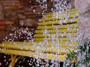 Temps de Flors 2019. Instal&middot;lacions i muntatges florals a la Capella de Sant Crist&ograve;fol, al Passeig Arqueol&ograve;gic