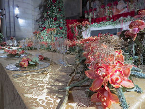 Temps de Flors 2019. Muntatges i instal&middot;lacions florals a l'Esgl&eacute;sia de Sant Mart&iacute; - Antic Seminari
