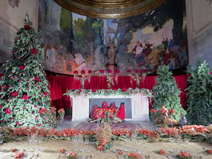 Temps de Flors 2019. Muntatges i instal&middot;lacions florals a l'Esgl&eacute;sia de Sant Mart&iacute; - Antic Seminari