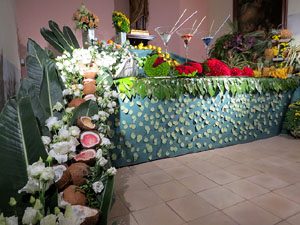 Temps de Flors 2019. Muntatges i instal&middot;lacions florals a l'Esgl&eacute;sia de Sant Mart&iacute; - Antic Seminari