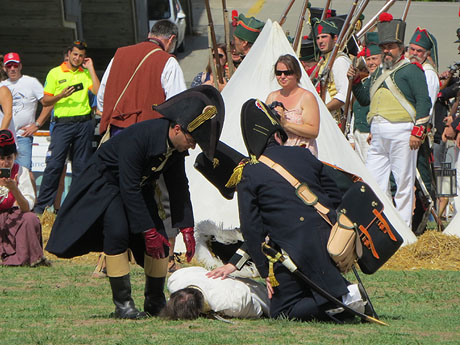 XII Festa Reviu els Setges Napoleònics de Girona. Recreació d'una batalla napoleònica al Parc de les Ribes del Ter