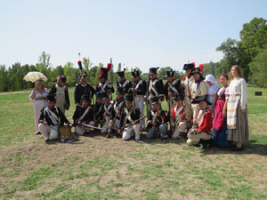 XII Festa Reviu els Setges Napoleònics de Girona. Cloenda de la recreació al Parc de les Ribes del Ter