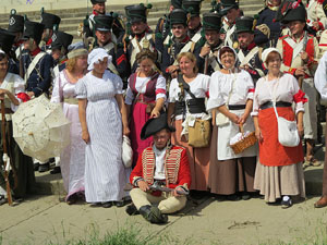 XII Festa Reviu els Setges Napoleònics de Girona. Cloenda de la recreació al Parc de les Ribes del Ter