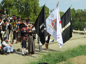 XII Festa Reviu els Setges Napoleònics de Girona. Cloenda de la recreació al Parc de les Ribes del Ter