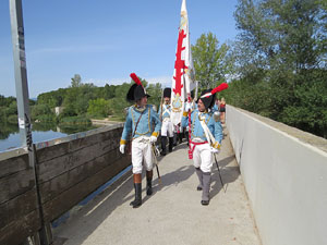 XII Festa Reviu els Setges Napole&ograve;nics de Girona. Desfilada pels carrers de Girona