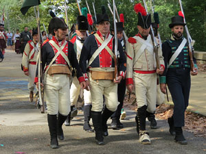 XII Festa Reviu els Setges Napole&ograve;nics de Girona. Desfilada pels carrers de Girona