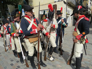 XII Festa Reviu els Setges Napole&ograve;nics de Girona. Desfilada pels carrers de Girona