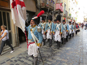 XII Festa Reviu els Setges Napole&ograve;nics de Girona. Desfilada pels carrers de Girona