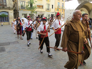 XII Festa Reviu els Setges Napole&ograve;nics de Girona. Desfilada pels carrers de Girona