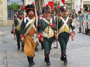 XII Festa Reviu els Setges Napole&ograve;nics de Girona. Desfilada pels carrers de Girona