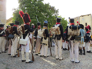 XII Festa Reviu els Setges Napole&ograve;nics de Girona. Presentaci&oacute; a la pla&ccedil;a de Sant Dom&egrave;nec