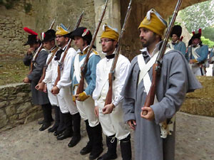 XII Festa Reviu els Setges Napole&ograve;nics de Girona. Combat al portal de Sant Crist&ograve;fol