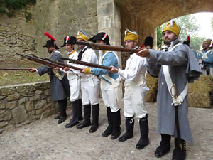 XII Festa Reviu els Setges Napole&ograve;nics de Girona. Combat al portal de Sant Crist&ograve;fol