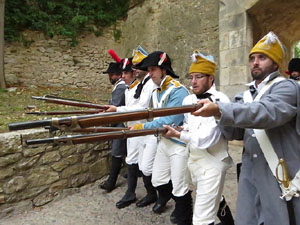 XII Festa Reviu els Setges Napole&ograve;nics de Girona. Combat al portal de Sant Crist&ograve;fol