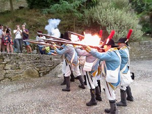 XII Festa Reviu els Setges Napole&ograve;nics de Girona. Combat al portal de Sant Crist&ograve;fol