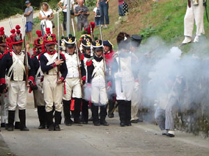 XII Festa Reviu els Setges Napole&ograve;nics de Girona. Combat al portal de Sant Crist&ograve;fol