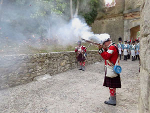 XII Festa Reviu els Setges Napole&ograve;nics de Girona. Combat al portal de Sant Crist&ograve;fol