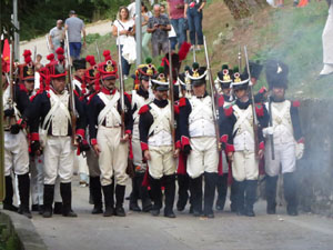 XII Festa Reviu els Setges Napole&ograve;nics de Girona. Combat al portal de Sant Crist&ograve;fol
