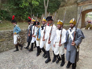 XII Festa Reviu els Setges Napole&ograve;nics de Girona. Combat al portal de Sant Crist&ograve;fol