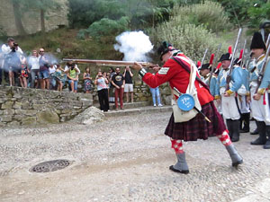XII Festa Reviu els Setges Napole&ograve;nics de Girona. Combat al portal de Sant Crist&ograve;fol