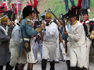 XII Festa Reviu els Setges Napole&ograve;nics de Girona. Combat al portal de Sant Crist&ograve;fol