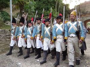 XII Festa Reviu els Setges Napole&ograve;nics de Girona. Combat al portal de Sant Crist&ograve;fol