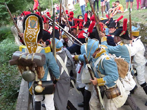 XII Festa Reviu els Setges Napole&ograve;nics de Girona. Combat al portal de Sant Crist&ograve;fol