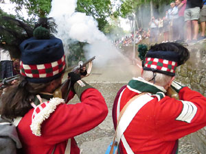 XII Festa Reviu els Setges Napole&ograve;nics de Girona. Combat al portal de Sant Crist&ograve;fol