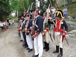 XII Festa Reviu els Setges Napole&ograve;nics de Girona. Combat al portal de Sant Crist&ograve;fol
