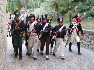 XII Festa Reviu els Setges Napole&ograve;nics de Girona. Combat al portal de Sant Crist&ograve;fol