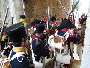 XII Festa Reviu els Setges Napole&ograve;nics de Girona. Combat al portal de Sant Crist&ograve;fol