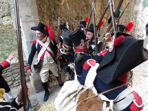 XII Festa Reviu els Setges Napole&ograve;nics de Girona. Combat al portal de Sant Crist&ograve;fol
