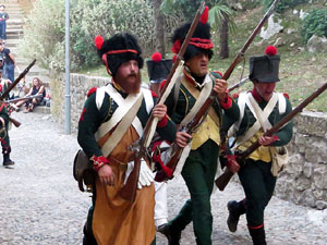 XII Festa Reviu els Setges Napole&ograve;nics de Girona. Combat al portal de Sant Crist&ograve;fol