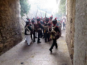 XII Festa Reviu els Setges Napole&ograve;nics de Girona. Combat al portal de Sant Crist&ograve;fol
