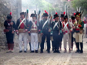 XII Festa Reviu els Setges Napole&ograve;nics de Girona. Combat al portal de Sant Crist&ograve;fol