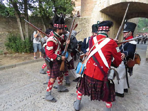 XII Festa Reviu els Setges Napole&ograve;nics de Girona. Combat al portal de Sant Crist&ograve;fol