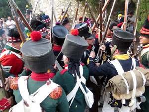 XII Festa Reviu els Setges Napole&ograve;nics de Girona. Combat al portal de Sant Crist&ograve;fol