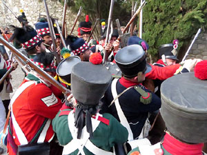 XII Festa Reviu els Setges Napole&ograve;nics de Girona. Combat al portal de Sant Crist&ograve;fol