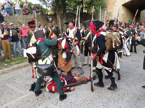 XII Festa Reviu els Setges Napole&ograve;nics de Girona. Combats al carrer del bisbe Carta&ntilde;&aacute;