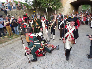 XII Festa Reviu els Setges Napole&ograve;nics de Girona. Combats al carrer del bisbe Carta&ntilde;&aacute;