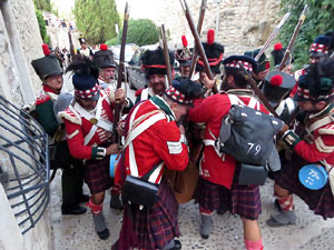 XII Festa Reviu els Setges Napole&ograve;nics de Girona. Combats al carrer del bisbe Carta&ntilde;&aacute;
