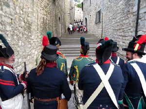 XII Festa Reviu els Setges Napole&ograve;nics de Girona. Combats al carrer del bisbe Carta&ntilde;&aacute;